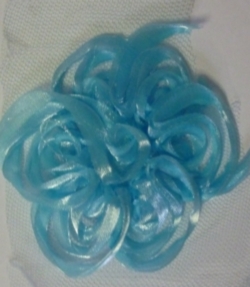 Flowerribbon Satin 11cm (15 yard), Turquoise